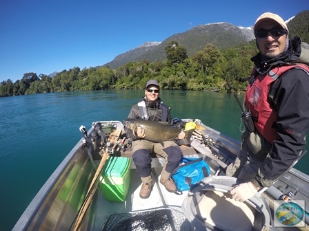 Fotos da pesca esportiva em Chaiten no Chile